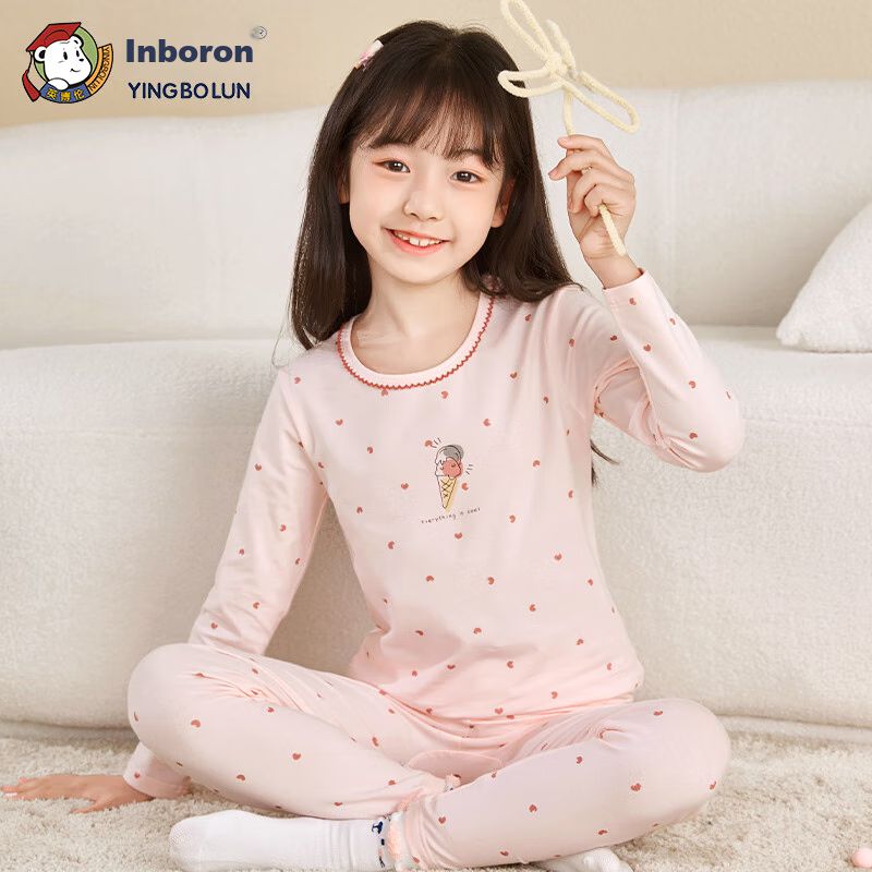 Conjunto de ropa interior para niña de algodón con lycra