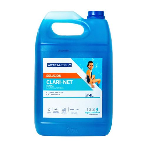 ASTRAL POOL Clarinet Clarificador Alberca Piscina 4L Elimina Turbidez