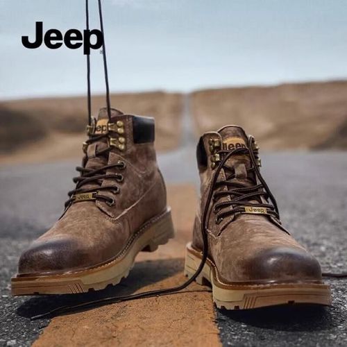 Botas para Hombre Jeep Martin Piel Caqui