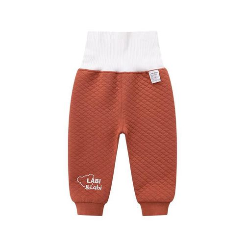 Leggings de algodón para niños y niñas de cintura alta cálidos