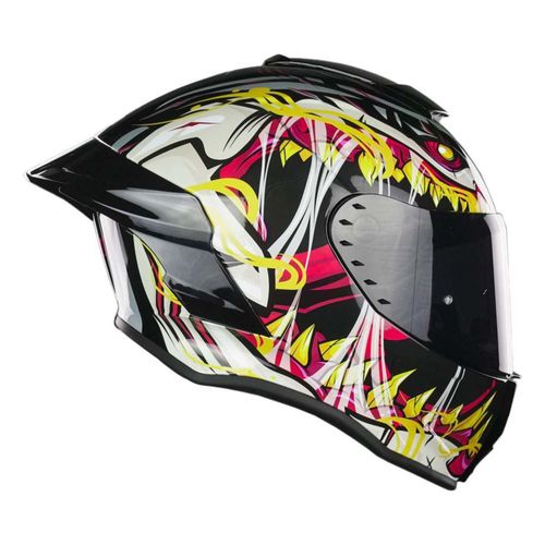 Casco Kov Buster Skualo Negro Integral Dot