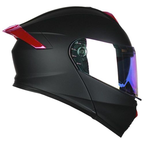 Casco Kov Thunder Metal Pink Abatible Dot