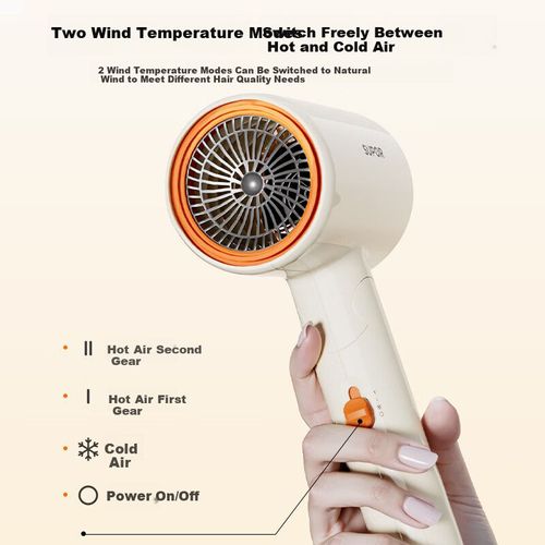 Secadora De Cabello Supor F844A 1600W Naranja