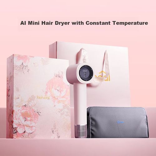 Secadora De Cabello Keheal Gc-Ai1P 1100W Compacta Rosa