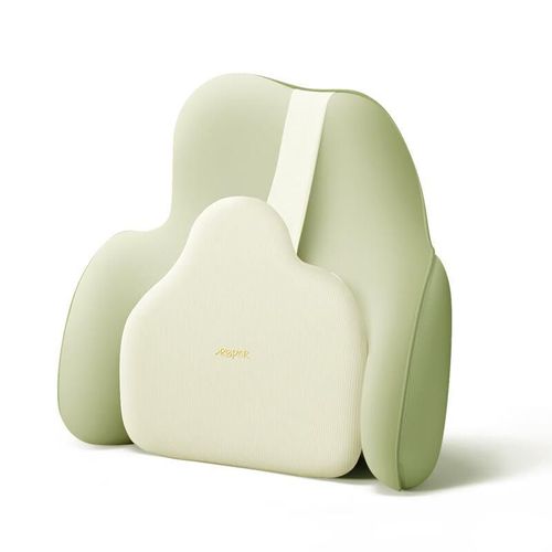 Masajeador Lumbar Repor Rp-P50 Verde Claro Con Rodillo Y Calor Terapéutico