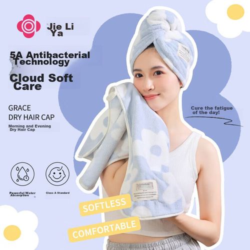 Gorro Para Cabello Grace Antibacteriano 7A Forro Polar Copo De Nieve