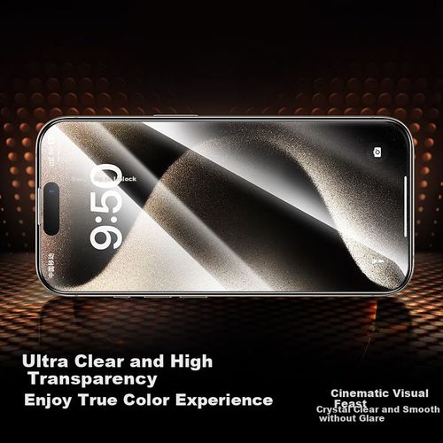 Protector de Pantalla Cristal Templado SmartDevil para iPhone 15 Pro