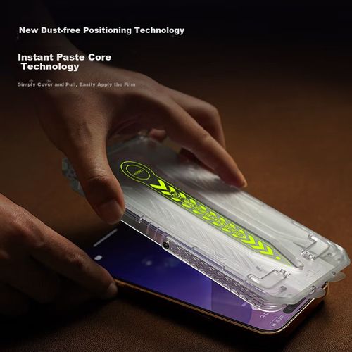 Protector de Pantalla Cristal Templado Antipolvo CangHua para iPhone 15/16