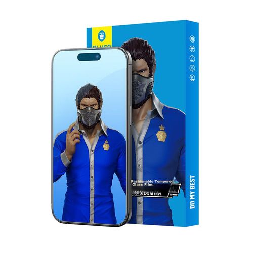Protector de Pantalla Cristal Templado Blue Orangutan para iPhone 16 Plus/15 Plus