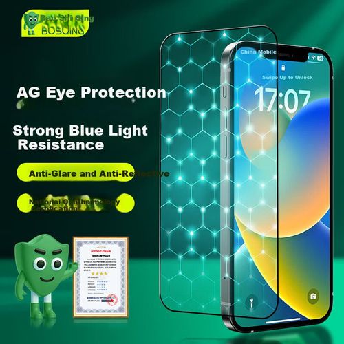 Protector de Pantalla Mate Filtro de Luz Azul BOSQING para iPhone 12 Pro Max