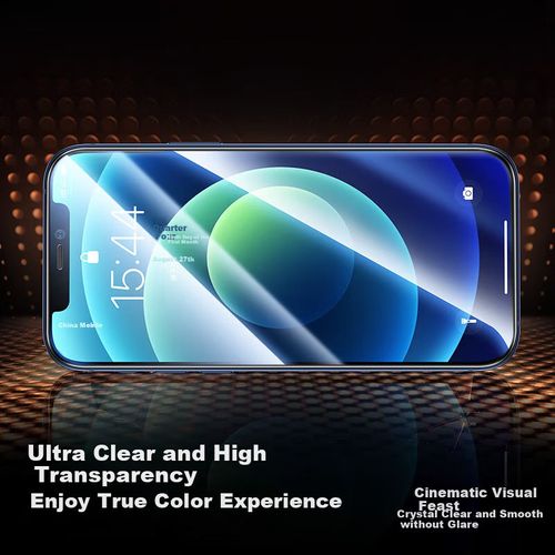 Protector de Pantalla Cristal Templado Antihuellas SmartDevil para iPhone 12/12 Pro