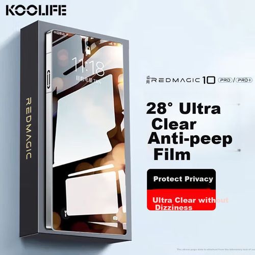 Protector de Pantalla Privacidad KOOLIFE para Nubia Red Magic 10 Pro+/10 Pro