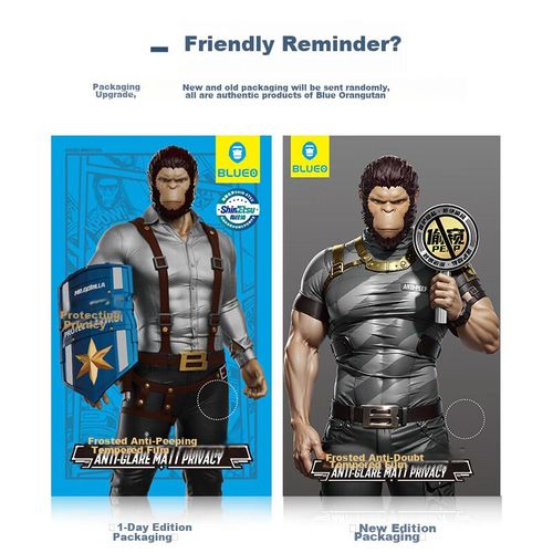 Protector de Pantalla Mate Antivisión Blueo Serie Privacidad para iPhone 15 Pro y 14 Pro