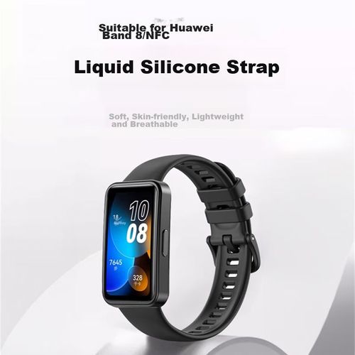 Correa De Silicona Kovol Para Huawei Band 8/Nfc Transpirable Impermeable