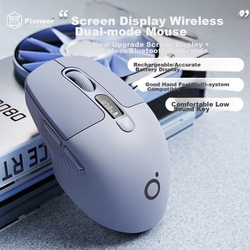 Mouse Inalámbrico Qianxingzhe Q1 Bluetooth Morado