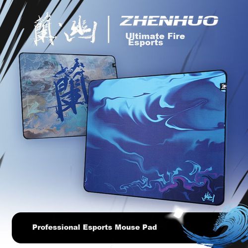 Mouse Pad Zhenhuo Gaming Azul 480X400X5 Mm Superficie Fina