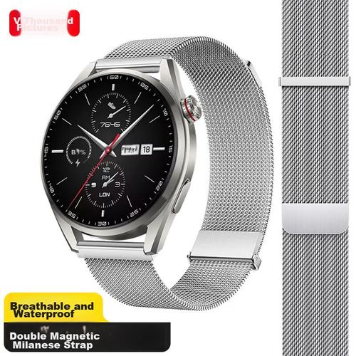 Correa Milanesa Weiqiantu Gt3/Gt2 42 Mm Plata