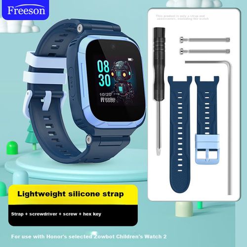 Correa Deportiva Freeson Para Reloj Honor Zowbot Kids 2 Azul Amanecer