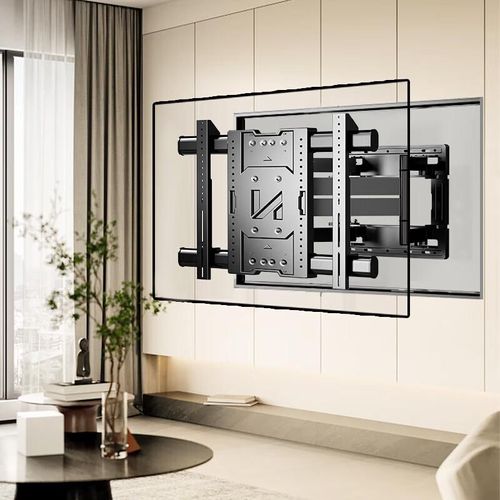 Enlip Soporte de pared retráctil para TV 40"-75" con ocho brazos y ajuste multidimensional compatible Xiaomi/Hisense/Skyworth/TCL