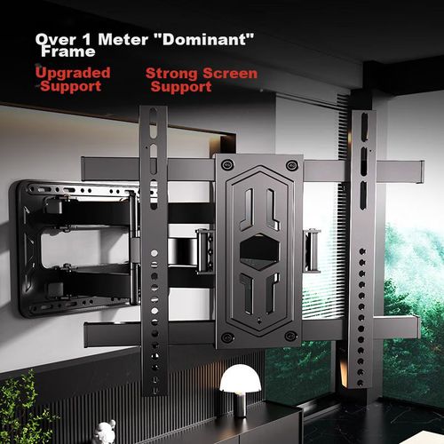 Behind-The Hero Soporte de TV 55"-100" extensible y giratorio compatible LeTV/Hisense/Skyworth/Xiaomi