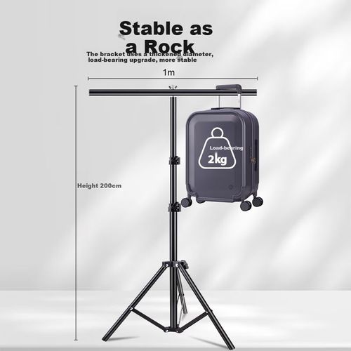 Soporte Para Fondo Latzz 2X1 M Acero Aleado Ajustable Portátil