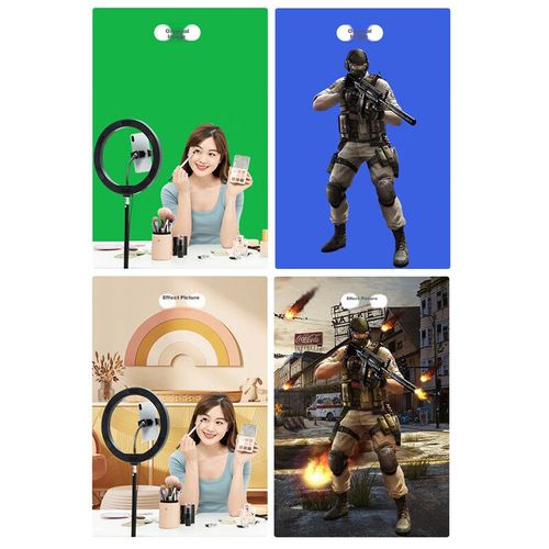 Fondo De Croma Puluz Pkt5204 Tela No Tejida 2X2 M Colores Rojo Azul Verde