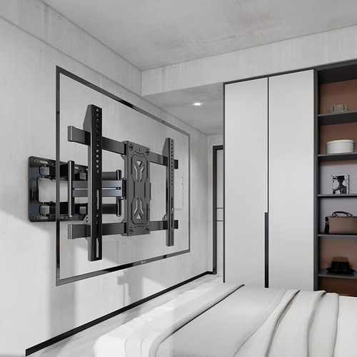 Jinying Soporte de pared para TV 55"-100" extensible y giratorio compatible Xiaomi/Hisense/TCL/Samsung/Sony