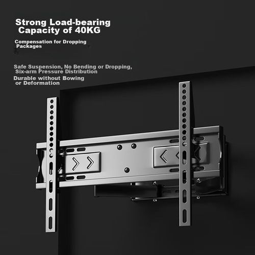 BORNSTRONG Soporte de pared para TV 32"-65" extensible y giratorio, capacidad 40 kg, compatible Xiaomi/Hisense/Sony/Leiniao/Skyworth