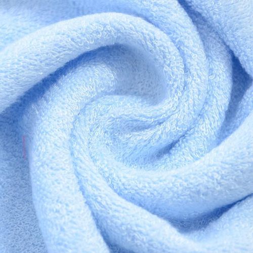 Toalla Bamboopulp Fibra Bambú 28X48Cm Azul Pequeña