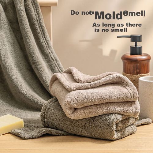 Toalla Jingdong Jingzao 35X75Cm Marrón Y Gris Set 2Pzas