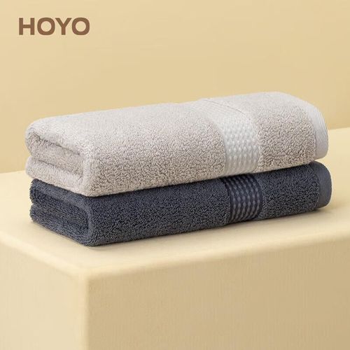 Toalla Hoyo 34X76Cm Algodón Puro Paquete 2 Piezas Azul Hielo Blanco Té Rosa Durazno