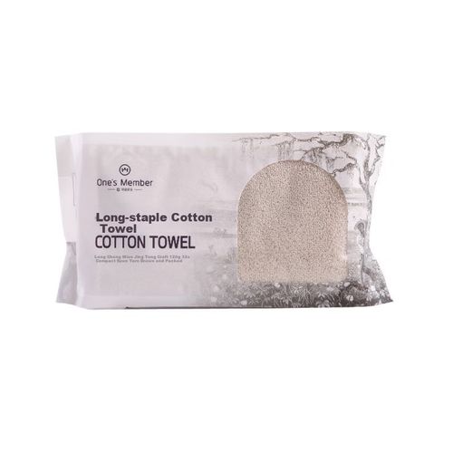 Toalla Facial One'S Member 34X76Cm Algodón Egipcio Blanco Marfil 120G