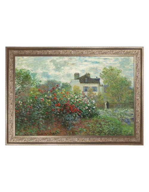 El Jardín del artista en Argenteuil de Claude Monet Con Marco Premier