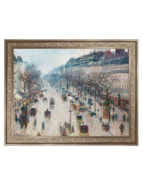 Boulevard Montmartre por Camille Pissarro con Marco Premier