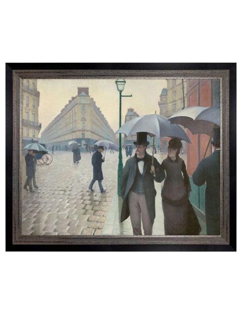 Día Lluvioso en París por Gustave Caillebotte con Marco Premier