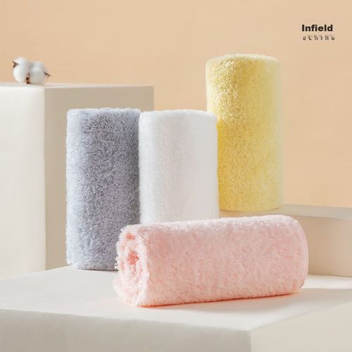 Toalla Uchino Pro Cloud Mousse 33X40Cm Set 4Pzas Colores Pastel