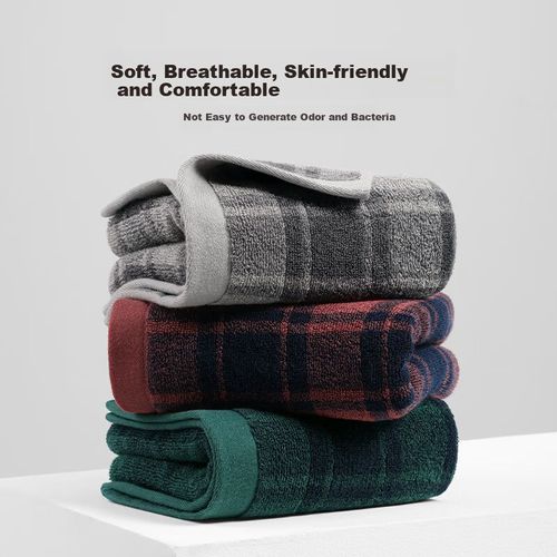 Toalla Muji Antibacteriana 100% Algodón 3Pzas Blanca