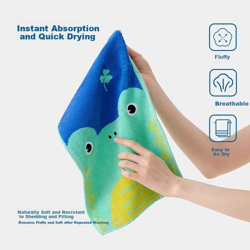 Toalla Infantil Grace 50X25Cm Algodón Bordado Set 5Pzas Bosque Despierto