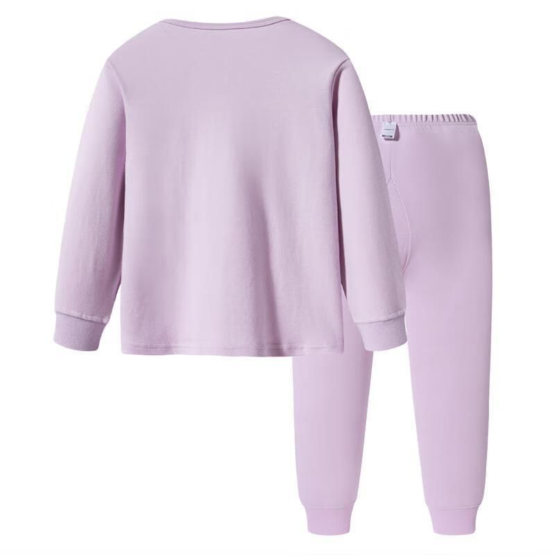Conjunto de ropa interior para niña de algodón 2 piezas manga larga y ...