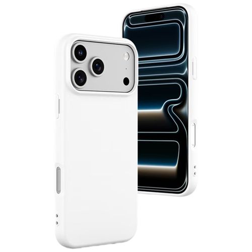 Funda Para iPhone 17 Pro Max Yiyou Silicona Ultradelgada Blanca Unisex