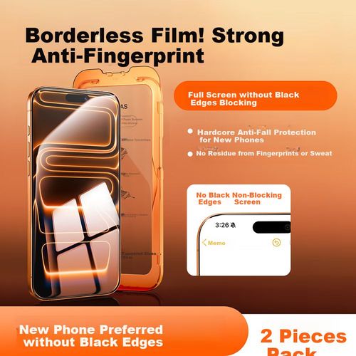 Protector de Pantalla Para iPhone 17 TORRAS Cristal Templado Transparente Paquete 2