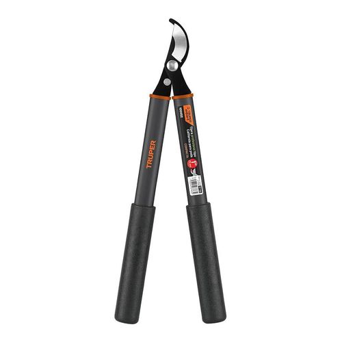 AM3K ofrece tijera para ramas Truper EXPERT TF‑112 de 38 cm, mangos de aluminio, corte limpio hasta 25 mm, grip antideslizante y topes de hule.