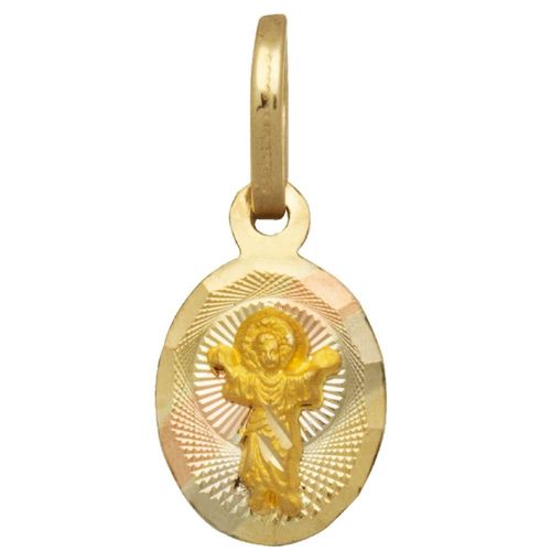 Dije Divino Niño Oro Florentino (amarillo, blanco, rosa) 10K Horoz E759 V12
