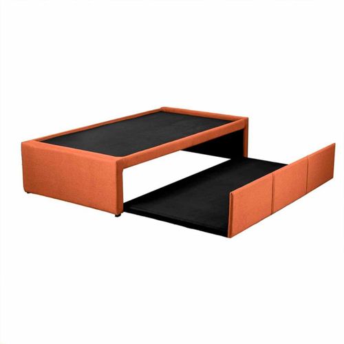 Cama Doble Roomi Mat-Mat Color Anaranjado