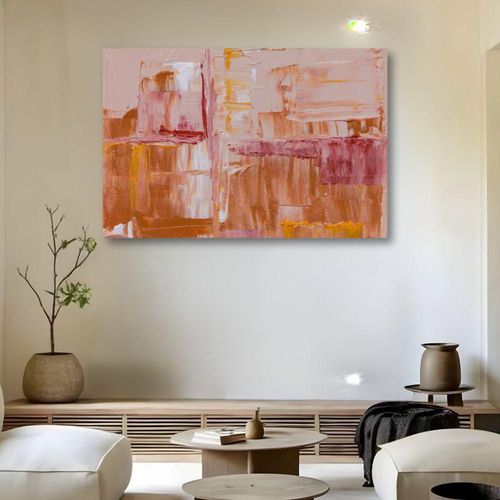 Cuadro Decorativo Abstracto Muro de Terracota 40x60cm