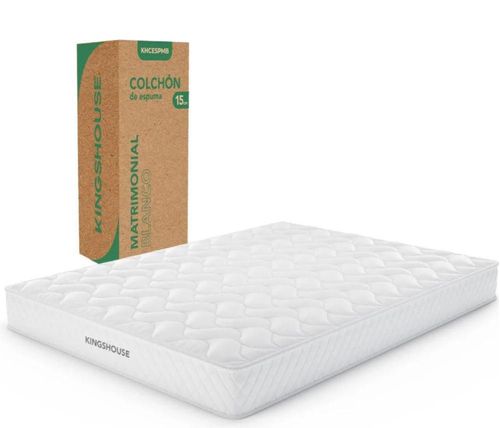Colchón Matrimonial Kings House Alta Densidad Hipoalergenico Antiacaros