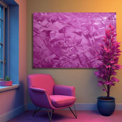 Cuadro Decorativo Abstracto 80x120cm Sueño Lavanda