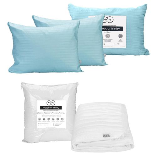 Protector Matrimonial Trinity + 2 Almohadas Trinity  RGH