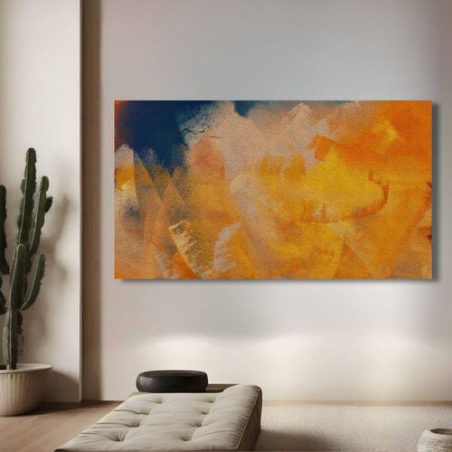 Cuadro Decorativo Abstracto 80x120cm Amanecer Desértico