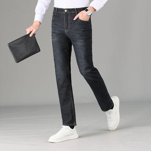 Jeans CARTELO Hombre Negros Elásticos